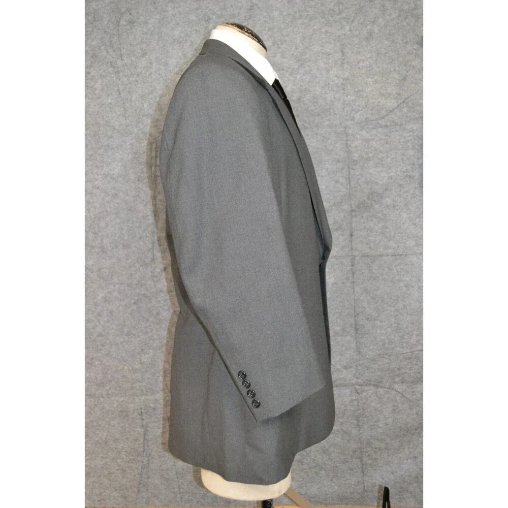 Vtg 1993 Oxxford Clothes Mens Blazer‎ Gray 46R men's Sports Coat Suit Jacket